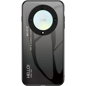Honor X9A 5g Temperli Cam+Pc+Tpu Telefon Kapağı Gradyan Renkli Akıllı Telefon Kılıfı (Yurt Dışından)