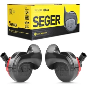 SEGER-60B Salyangoz Korna 12V (Dadat), Kalın-Ince Ses Takım, Molex Soket (Hyundai)