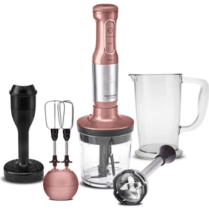 Mastermaid Prosteel Uzun Blender Ayaklı 6 Bıçaklı Blender Seti Rosegold Inox 2000 W
