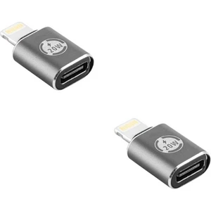 20W Type C To Lightning Çevirici Dönüştürücü iPhone Yuva Çevirici Otg Adaptör Otgmt Ikili Paket