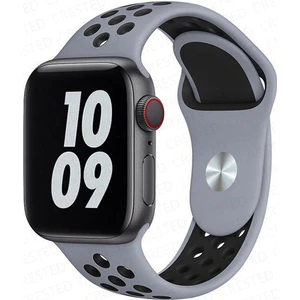 Apple Watch 3 4 5 6 7 8 38MM 40MM 41MM Delikli Silikon Kordon Voyoniket