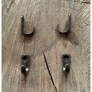 Dekoratif Mini Askı Antik Sarı Mini Kanca Tesbih Askısı 12 Adet 2cm