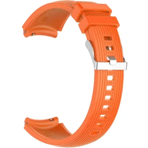 Samsung Gear S3 / S3 Frontier Saat Kordonu Silikon Kire Dayanıklı Kordon Yıkanabilir Kayış Strap