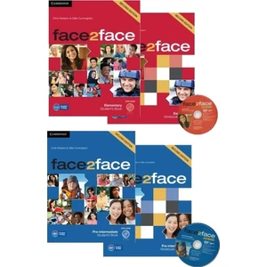 - FACE2FACE Elemantary + FACE2FACE Pre-Intermediate (2 Students Book + 2 Workbook + 2 Dvd)