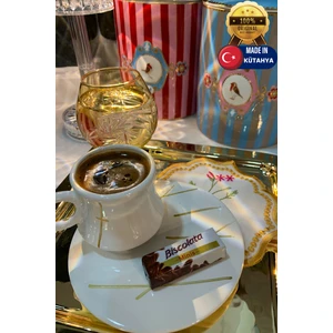 6 Kişilik Kütahya Seramik Türk Kahvesi Fincan Takımı 115ML