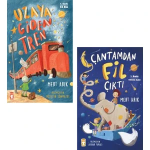 Mert Arık 2 Kitap Set - Uzaya Giden Tren + Çantamdan Fil Çıktı - Mert Arık