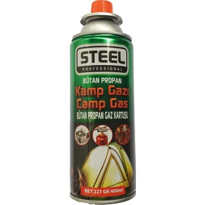 Professıonal - Kamp Gazı  Bütan Propan Gaz Kartuşu 400 ml