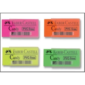 Faber Castell Candy Silgi Kılıflı - 2 Adet