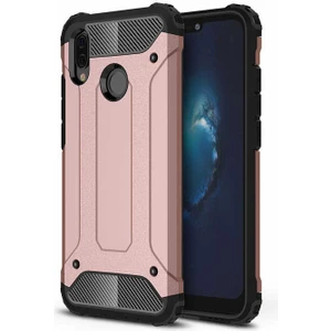 Heptek İletişim Huawei P20 Lite Kılıf Armor Köşe Korumalı Çift Katman Tank Zırh Kapak (Crash)