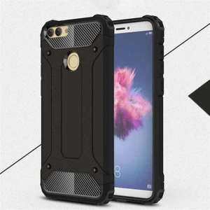 Heptek İletişim Huawei P Smart Kılıf Armor Köşe Korumalı Çift Katman Tank Zırh Kapak (Crash)