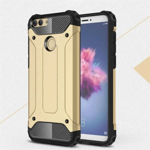 Heptek İletişim Huawei P Smart Kılıf Armor Köşe Korumalı Çift Katman Tank Zırh Kapak (Crash)