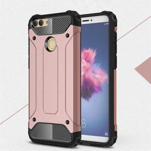 Heptek İletişim Huawei P Smart Kılıf Armor Köşe Korumalı Çift Katman Tank Zırh Kapak (Crash)