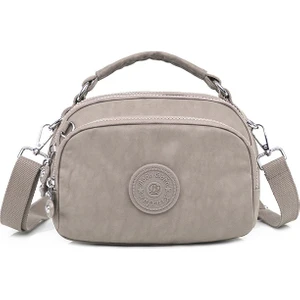 Moda Kadın Crossbody Çanta Hafif Su Geçirmez Naylon Kumaş Kapasiteli Açık Seyahat Banliyö Çantası Tek Omuz (Yurt Dışından)