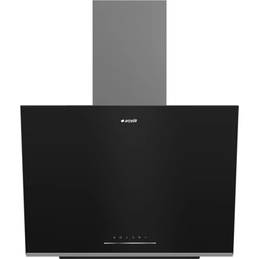 Arçelik Ade 606-2 S 60 cm Siyah Cam Duvar Tipi Davlumbaz Eğimli Tasarım ve Dokunmatik