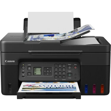 Canon Pıxma G4470, Renkli, Mürekkep Mega Tanklı, Yazıcı, Tarayıcı, Fotokopi, Fax, Wifi, Bulut, Adf 