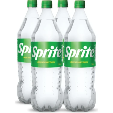 Sprite Limon Aromalı Gazoz Pet 1 L X4