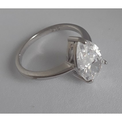 Zirkon Taşlı Tek Taş 925 Ayar Gümüş Yüzük Ölçü: 16 Mm. Ağırlık 3,08 gr modelleri