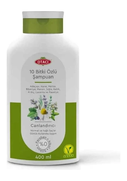 10 Bitki Özlü Canlandıcı Şampuan 400 ml