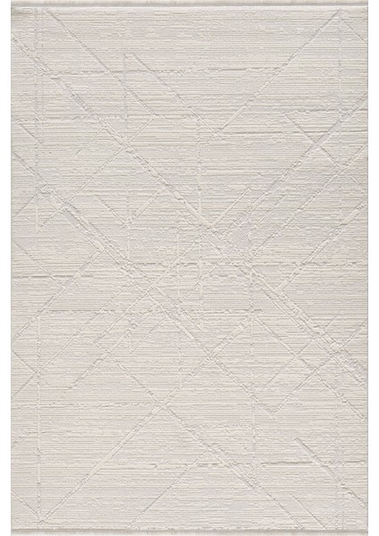 Nera - Aqua Takma Saçaklı Modern Halı