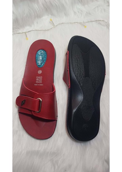 792 Günlük Cırtlı Jel Topuk Ortapedik Terlik CKR00597 - 41