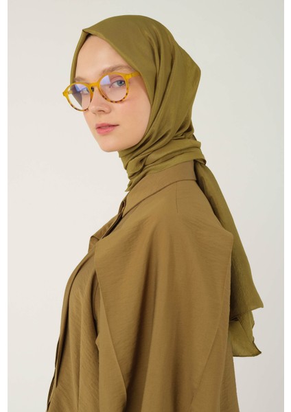 Soft Kraş Şal Yağ Yeşili