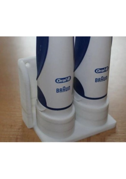 3dükkanım Ikili Pilli Oral B Diş Fırçası Standı