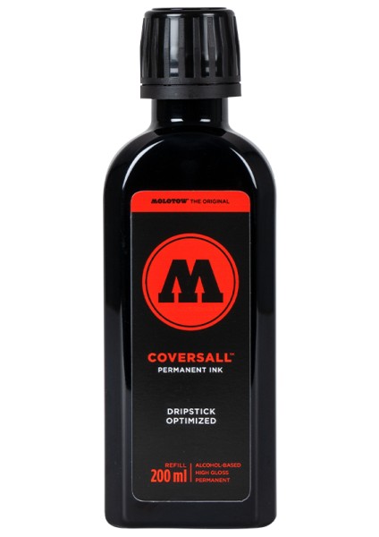 Dripstick Permanent Mürekkep Black 200 ml N:699052