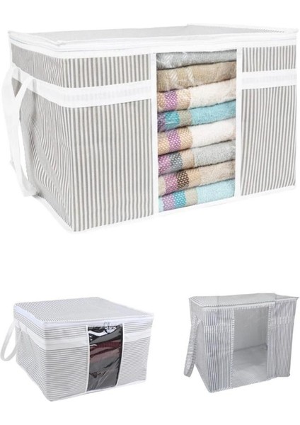 Onikiden Pencereli Hurç, Yastık Havlu Kazak Çamaşır Saklama Çantası Organizer 40X45X30CM 1 Adet fiyatları