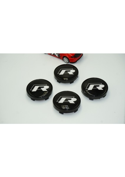 Vw Volkswagen R Jant Göbeği Kapak Seti 60MM