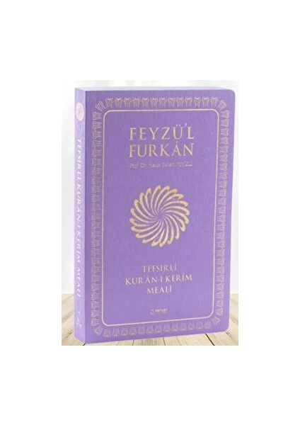 Feyzü'l Furkan Tefsirli Kur'an-I Kerim Meali Büyük Boy - Tefsirli Meal - İnce Cilt Lila - Hasan Tahsin Feyizli