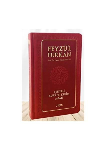 Feyzü'l Furkan Tefsirli Kur'an-I Kerim Meali Büyük Boy - Tefsirli Meal - (Ciltli) Bordo - Hasan Tahsin Feyizli