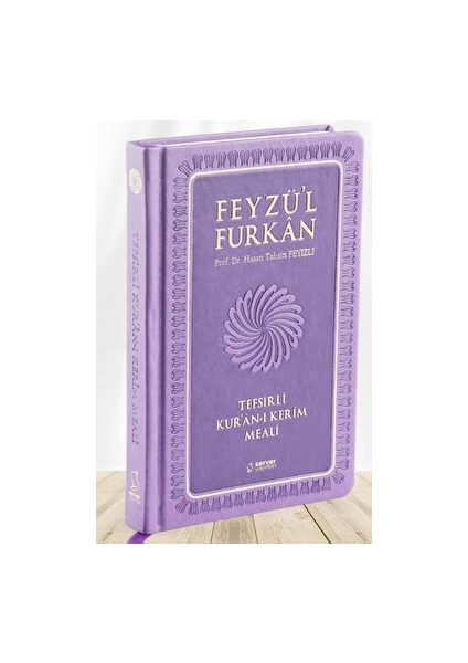 Feyzü'l Furkan Tefsirli Kur'an-I Kerim Meali Büyük Boy - Tefsirli Meal - (Ciltli) Lila - Hasan Tahsin Feyizli