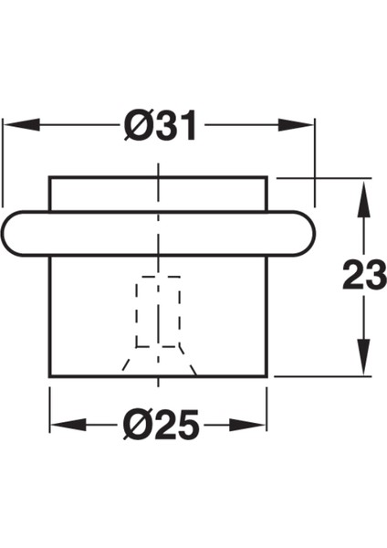Kapı Stoperi Paslanmaz Çelik
