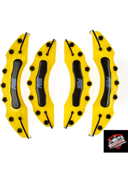 Ford Rs Mavi Yapıştırma Logolu Kaliper Kapağı 4'lü Set