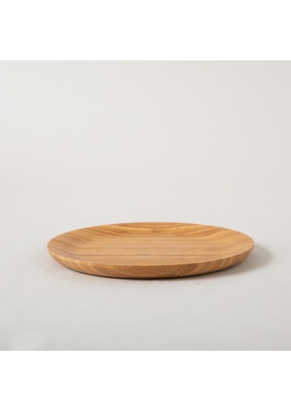 Bambu Yuvarlak Servis Tabağı 20 Cm