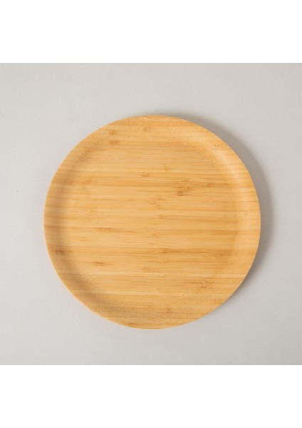 Bambu Yuvarlak Servis Tabağı 20 Cm