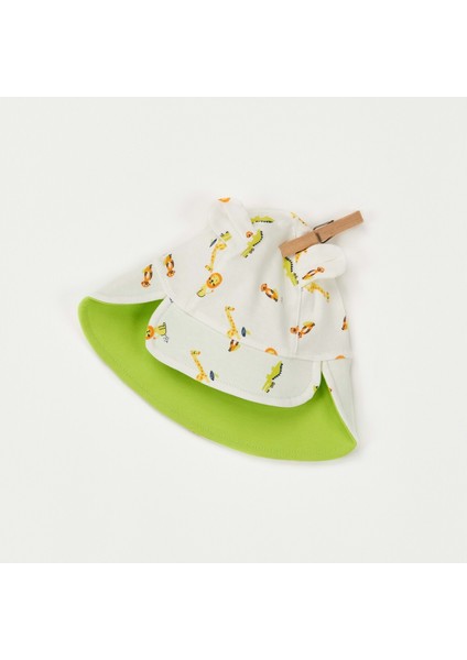 Yeşil Erkek Bebek Şapka - Andywawa - Yeşil - 12-18 Ay