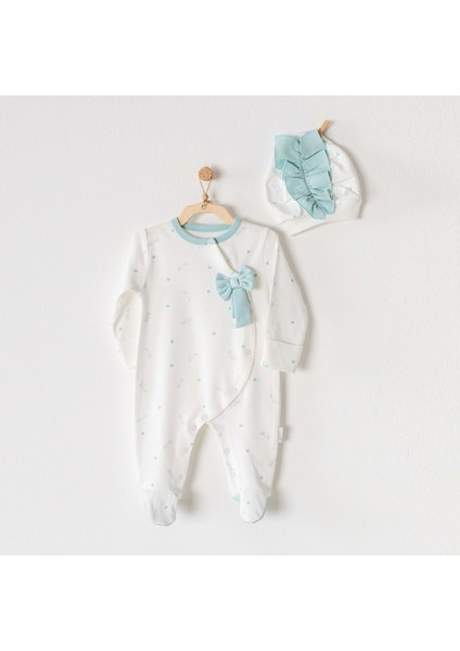 Mint Kız Bebek Tulum Takım - Andywawa - Mint - 6-9 Ay - AC23117-26292