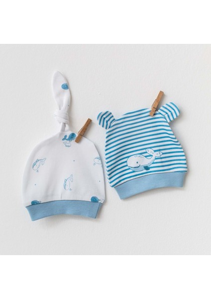 Erkek Bebek Bere - Andywawa - Mavi - 0-3 Ay - AC215660-22810