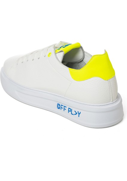 Beyaz - Sarı Erkek Sneaker X-M Fırenze 1 Cv 02
