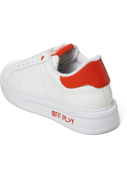 Beyaz - Turuncu Erkek Sneaker X-M Fırenze 2 Lh 02 79