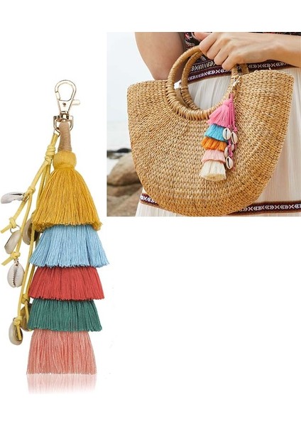 2 Adet Shl Çanta Kolye Sarı Renkli (Yurt Dışından) fiyatları