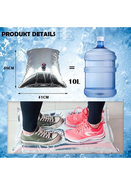 2 Adet Açık Hava Acil Su Torbası Içecek Çantası, Boyut: 20L Gümüş (Yurt Dışından) modelleri