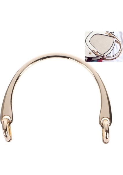 2 Adet Bagaj Ardware Aksesuarları Yarı Dairesel Sap Parlak Altın (Yurt Dışından)