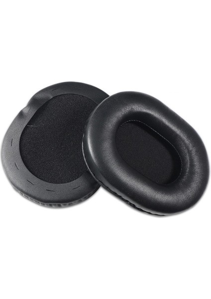 2 Adet Kulaklık Sünger Kılıfı, Renk: Siyah Kuzu Derisi (Yurt Dışından)