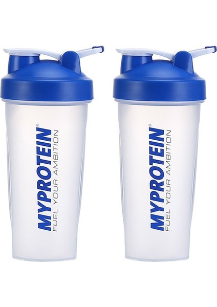 2 Adet Taşınabilir Büyük Kapasiteli Spor Şişesi Mavisi (Yurt Dışından)