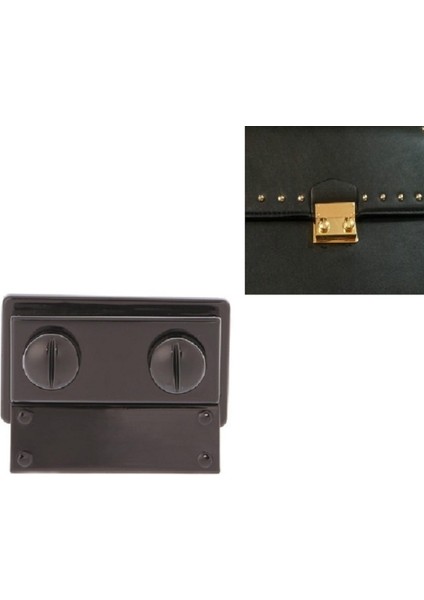 10 Adet Bagaj Donanım Aksesuarları Bayan Çanta Kilit Tokası Siyah (Yurt Dışından) fiyatları