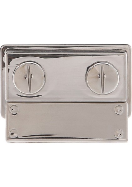 10 Adet Bagaj Donanım Aksesuarları Bayan Çanta Kilit Tokası Gümüş Rengi (Yurt Dışından)