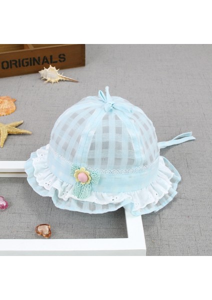 Güneş Koruma Şapkası, Boyut: 46CM Açık Mavi (Yurt Dışından)