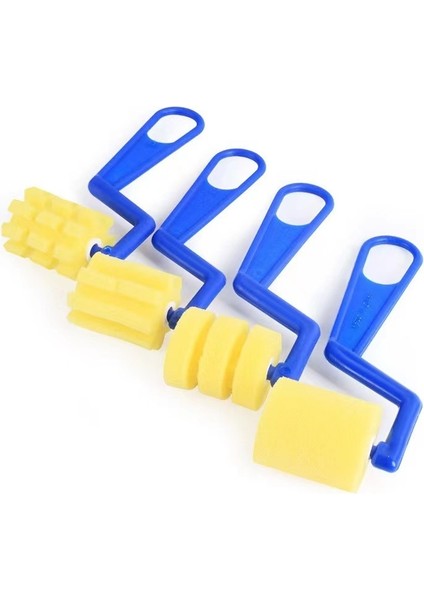 10 Paket Çocuk Diy Boya Sünger Fırçası Küçük 7 Kelime (Yurt Dışından)